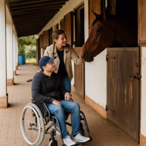 Zajęcia inkluzyjne w stajni – jak stworzyć przestrzeń przyjazną osobom z niepełnosprawnością?