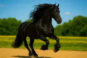 Koń fryzyjski – charakterystyka, historia i zastosowanie tej majestatycznej rasy