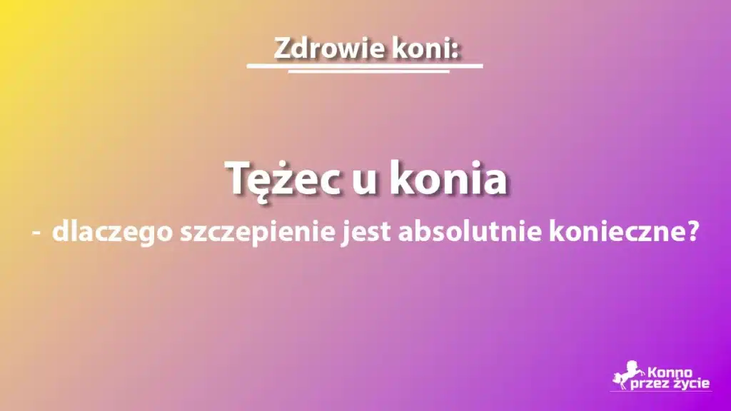 Tężec u konia