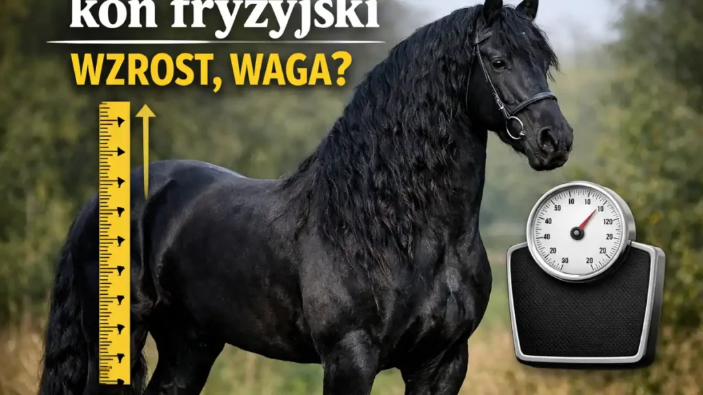 koń fryzyjski wzrost waga