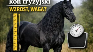 Koń fryzyjski: wzrost, waga i budowa. Ile ma w kłębie i jak wygląda?